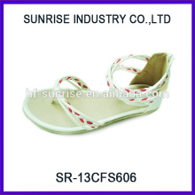 SR-13CFS606 2014 Горячие продажи дешевые красивые сандалии для девочек сандалии для плоских ног милые сандалии для девочек